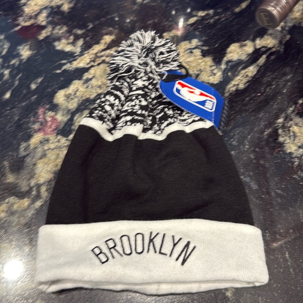 NBA Brooklyn knit hat.  New with tags and never worn!